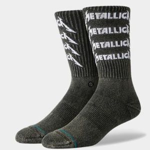 Stance Underwear & Socks - Stance Metallica Stack Crew Height Sock Stance Underwear & Socks - Stance Metallica Stack Crew Height Sock